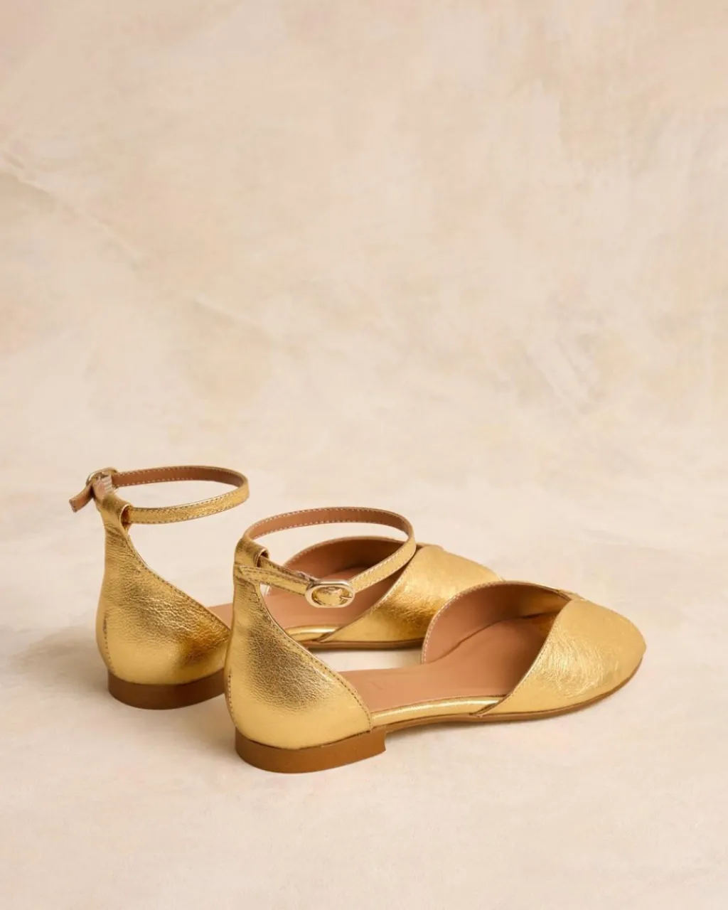 Polin et moi SANDALIAS>Sandalia Plana Maripia Oro