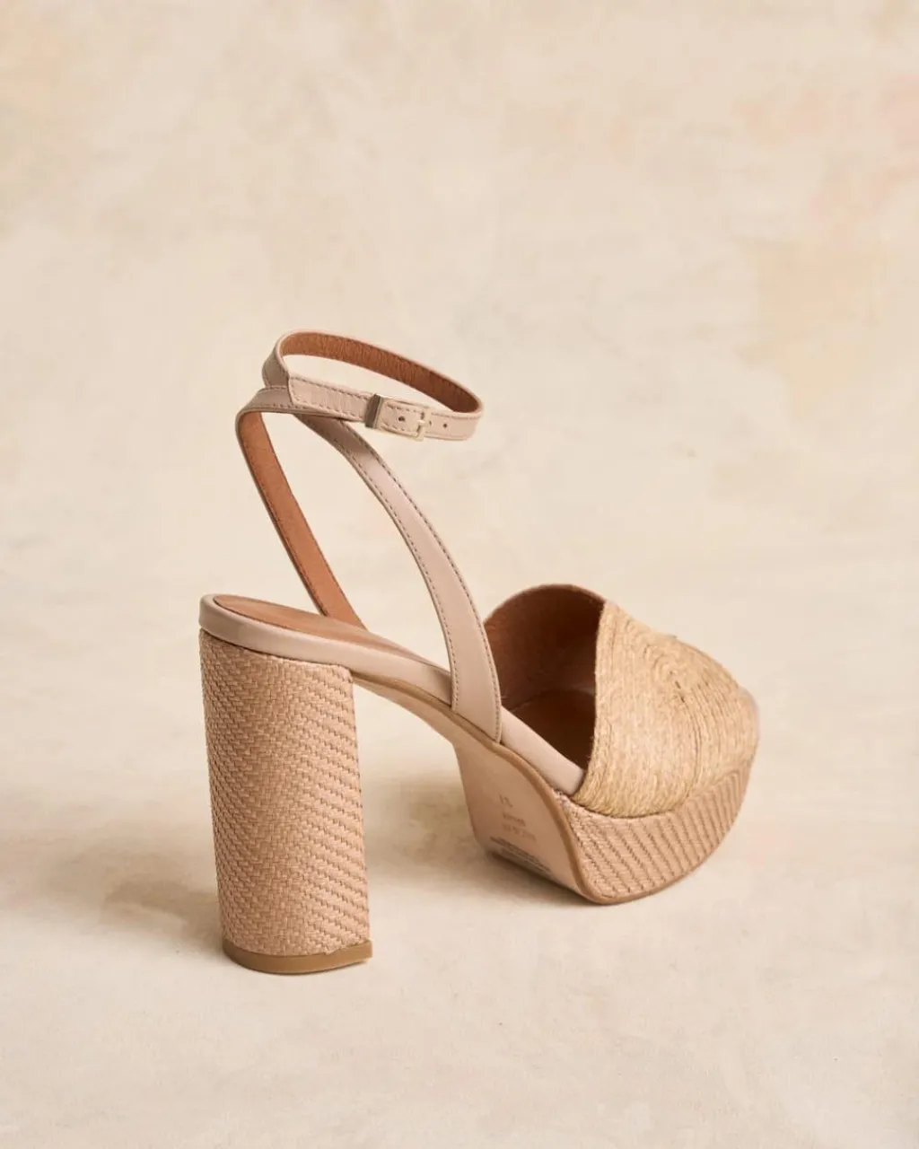 Polin et moi SANDALIAS|FERIA>Sandalia Rafia Navia beige