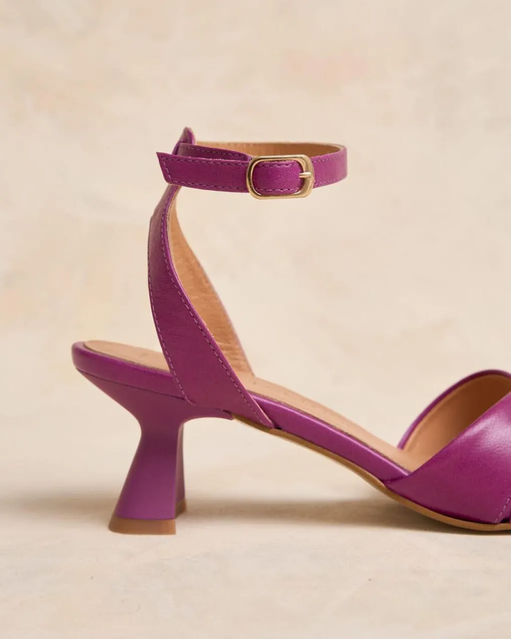 Polin et moi SANDALIAS>Sandalia Tacón Vima buganvilla