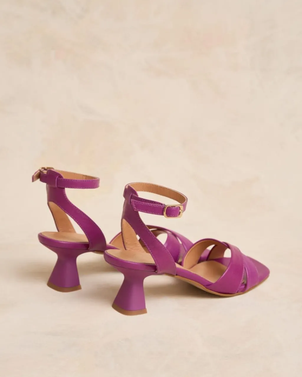 Polin et moi SANDALIAS>Sandalia Tacón Vima buganvilla