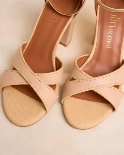 Polin et moi SANDALIAS|CALZADO>Sandalia Tacón Zoisita Piedra