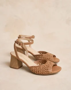 Polin et moi TRENZADOS|SANDALIAS>Sandalia Trenzada Cibina camel
