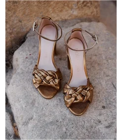 Polin et moi SANDALIAS|NOVIA>Sandalias Nudo Goldie ORO/PLATINO