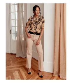 Polin et moi PANTALONES>Vaquero Bolsillos Lomena Beige