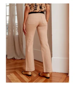 Polin et moi PANTALONES>Vaquero Bolsillos Lomena Beige