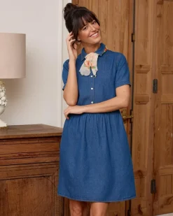 Polin et moi VESTIDOS Y MONOS>Vestido Babydoll Dolly DENIM