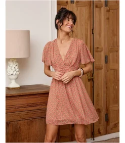 Polin et moi VESTIDOS Y MONOS>Vestido Corto Madeleine camel