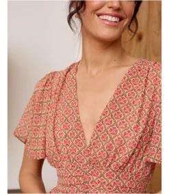 Polin et moi VESTIDOS Y MONOS>Vestido Corto Madeleine camel