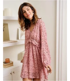 Polin et moi VESTIDOS Y MONOS>Vestido Corto Mangu Rosa