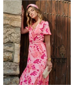 Polin et moi VESTIDOS INVITADA>Vestido Flores Alexandre Rosa