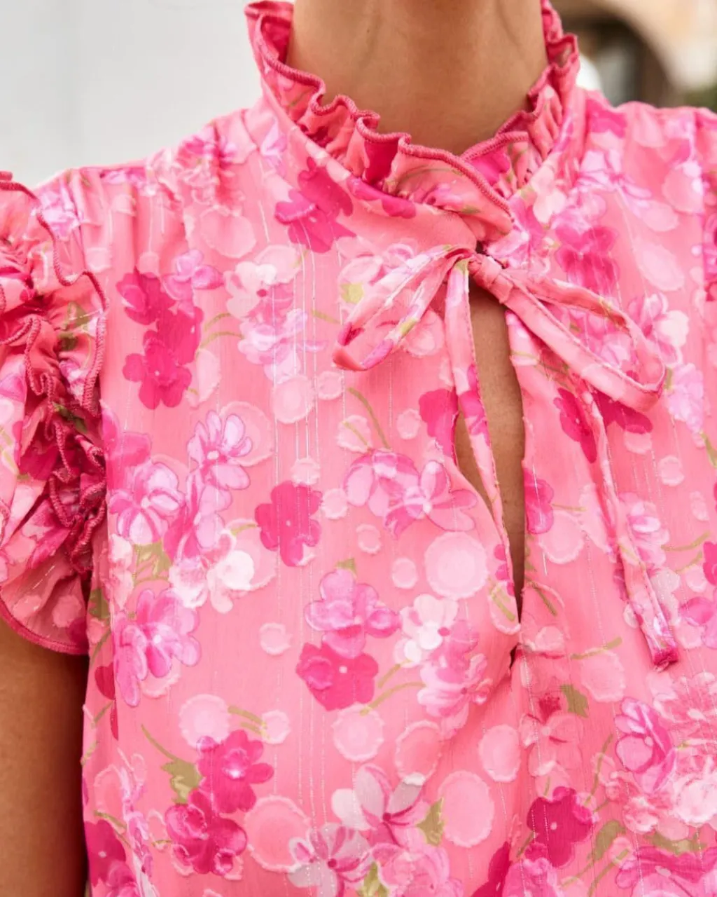 Polin et moi VESTIDOS INVITADA>Vestido Flores Blima Rosa