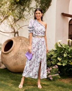 Polin et moi VESTIDOS INVITADA>Vestido Flores Ventia Celeste