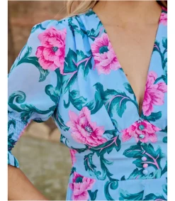 Polin et moi FERIA|VESTIDOS INVITADA>Vestido Largo Eir Celeste