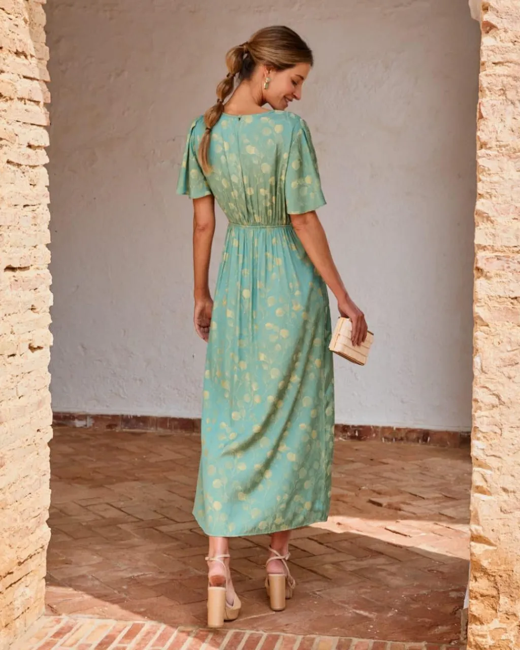 Polin et moi VESTIDOS INVITADA|FERIA>Vestido Largo Esmeralda Verde esmeralda