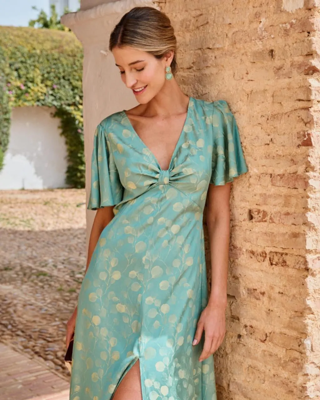 Polin et moi VESTIDOS INVITADA|FERIA>Vestido Largo Esmeralda Verde esmeralda