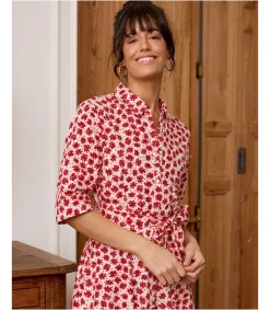 Polin et moi VESTIDOS Y MONOS>Vestido Largo Zuzena Rojo