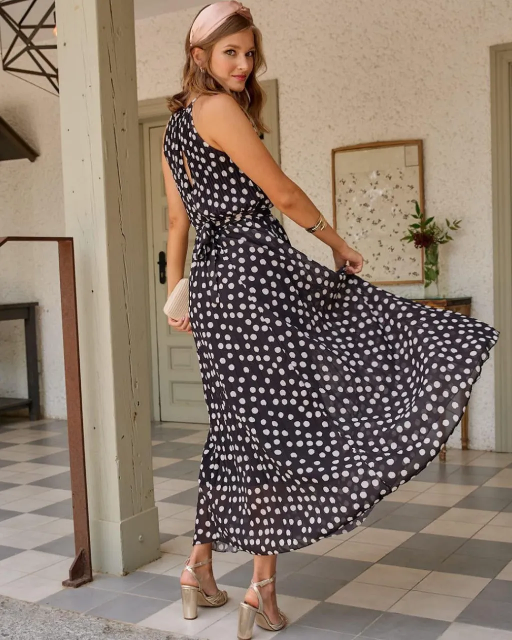 Polin et moi FERIA|VESTIDOS INVITADA>Vestido Lunares Saiza negro