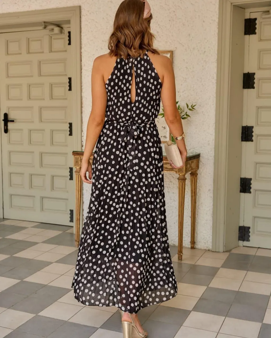 Polin et moi FERIA|VESTIDOS INVITADA>Vestido Lunares Saiza negro