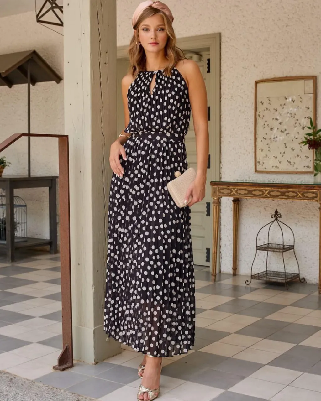 Polin et moi FERIA|VESTIDOS INVITADA>Vestido Lunares Saiza negro