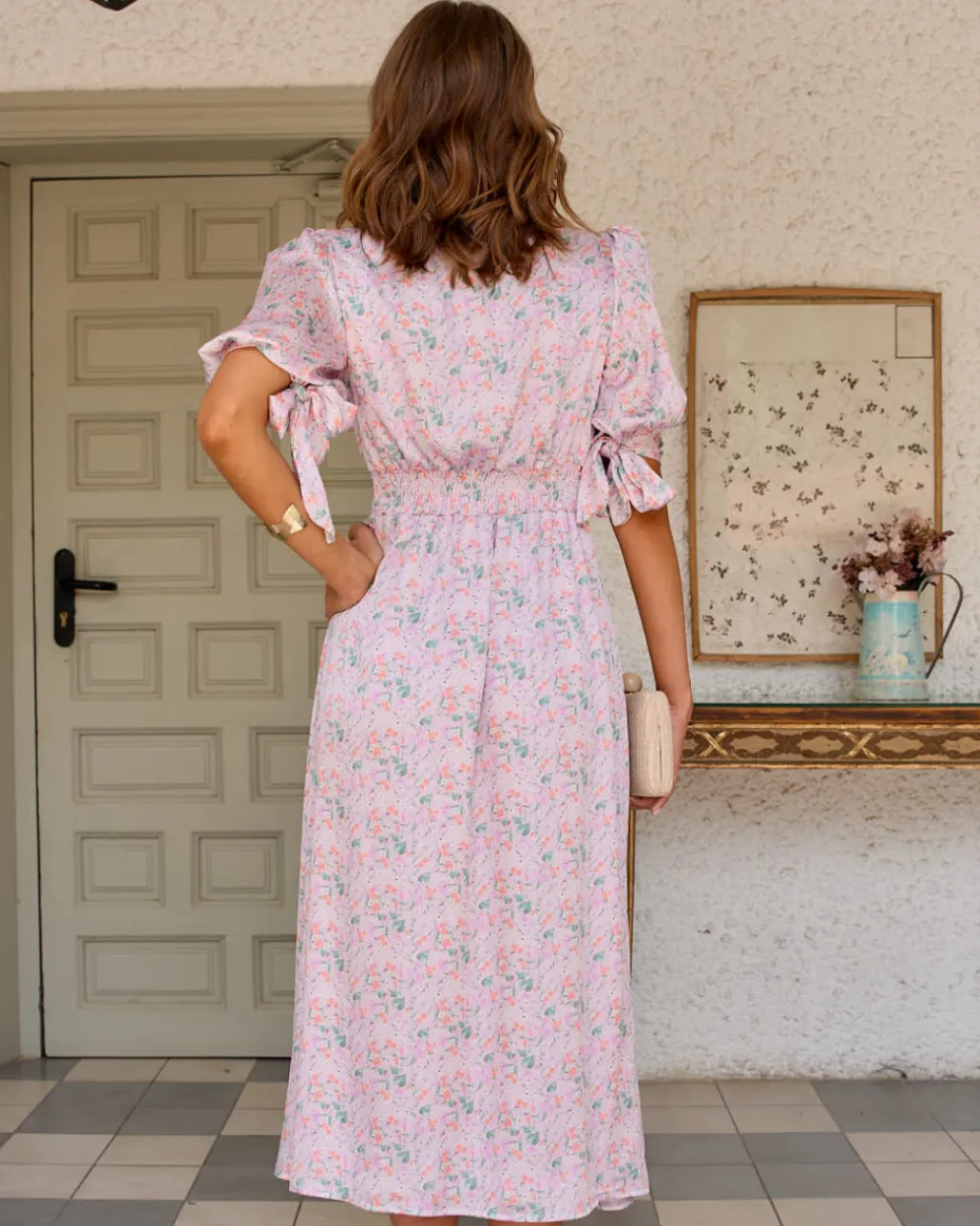 Polin et moi VESTIDOS INVITADA>Vestido Midi Megan Malva