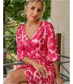 Polin et moi FERIA|VESTIDOS INVITADA>Vestido Midi Regina Rosa