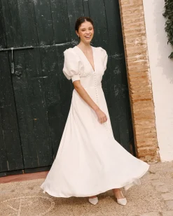 Polin et moi NOVIA>Vestido Novia Cala blanco