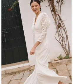 Polin et moi NOVIA>Vestido Novia Lirio blanco