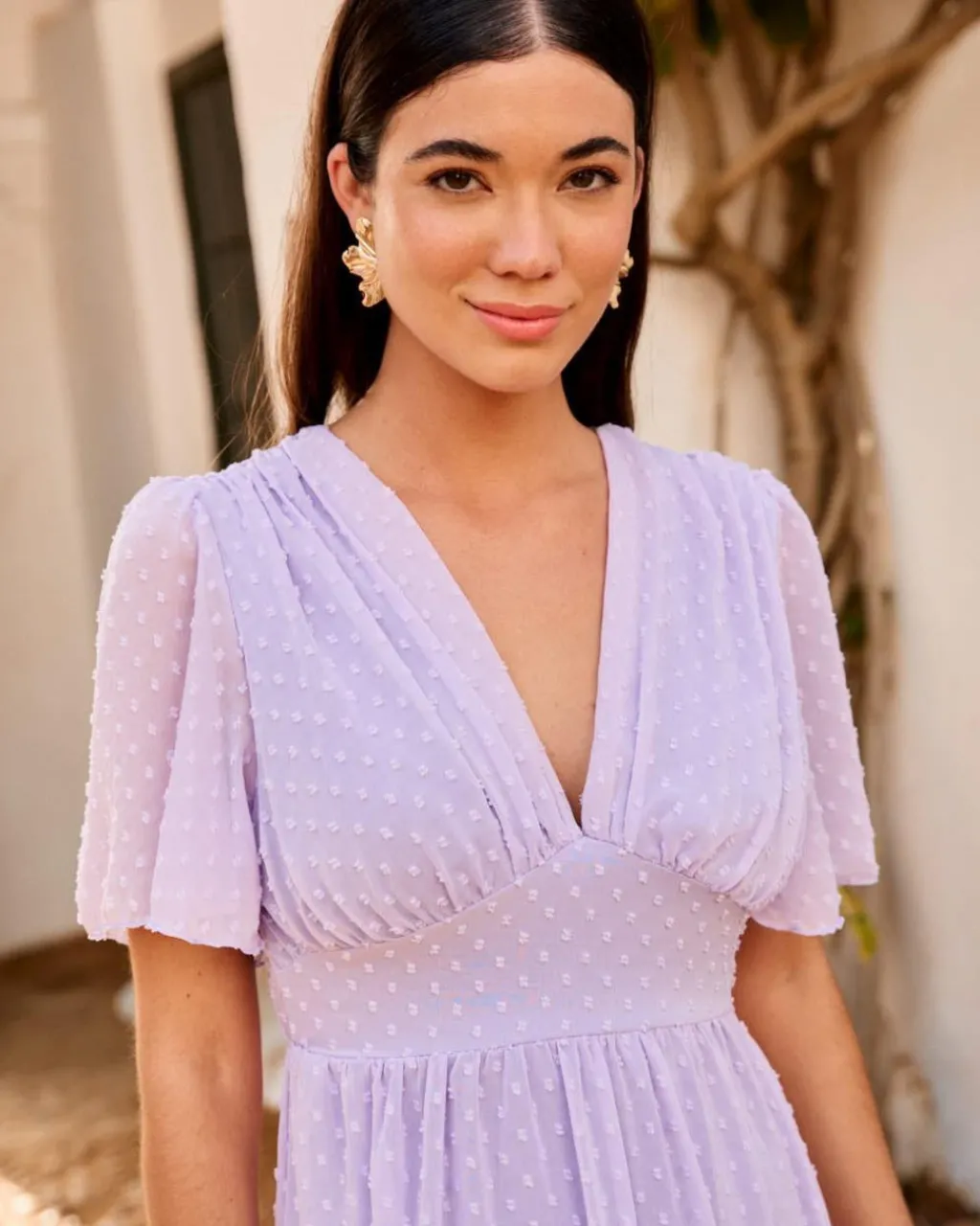Polin et moi VESTIDOS INVITADA>Vestido Plumeti Ikia Lila