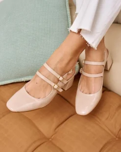 Polin et moi ZAPATOS DE TACÓN|FERIA>Zapato Destalonado Nudia BEIGE