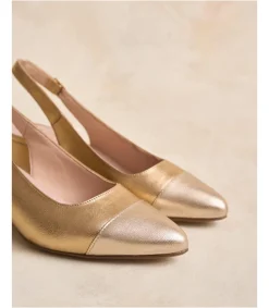 Polin et moi ZAPATOS DE TACÓN>Zapato Tacón Orellana Oro